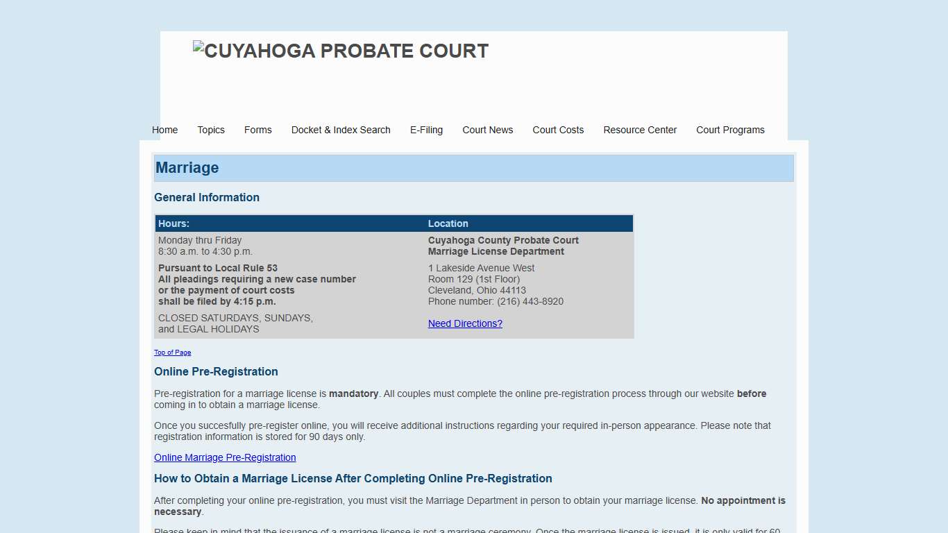 Cuyahoga County Probate Court